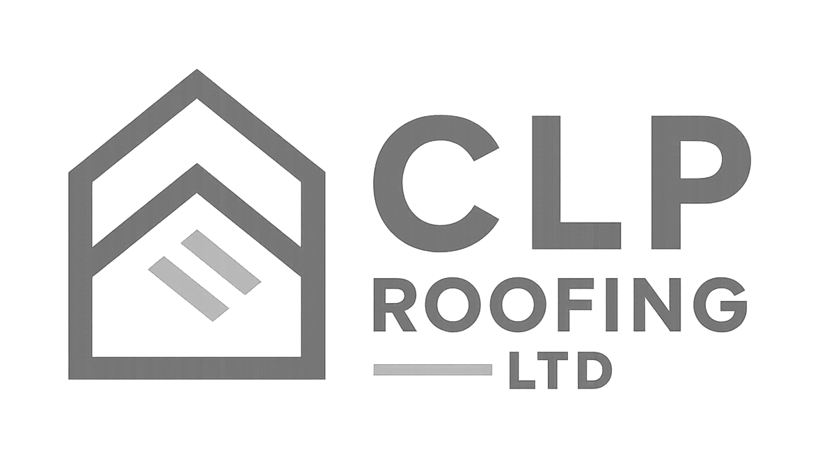 c l p roofing ltd logo upscaled transparent light greyscale